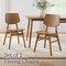 Alaterre Furniture Calais Dining Set of 2 Dining Chairs Solid Wood Chair Set w/ Minimalist Design ANCA3390 - alternate 10