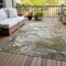 Homeroots 5' X 8' Brown Taupe And Ivory Abstract Washable Indoor Outdoor Area Rug 582153 - alternate 9