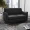 Flash Furniture HERCULES Diplomat Black LeatherSoft Loveseat with Clean Line-Stitched Frame and Chrome Legs BT-827-2-BK-CHR-GG - alternate 10
