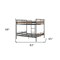Homeroots Bronze Queen Over Queen Metal Bunk Bed 286145 - alternate 4