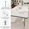 Flash Furniture Wren 72 in x 30 in Adjustable Height Activity Table, Thermal Laminate Top, Short Legs, White XU-A3072-REC-WHT-T-P-GG - alternate 10