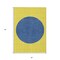 Homeroots 5' X 8' Yellow And Blue Striped Washable Indoor Outdoor Area Rug 597212 - alternate 9