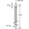 Prime-Line 3/8 in. D X 5-5/8 in. L Zinc-Plated Silver Steel Bi-Fold Door Guide Rod 1 pk N 6729 - alternate 2
