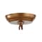 Jonathan Y Pagoda 12" 4-Light Classic Traditional Metal Cage Lantern LED Pendant, Antique Gold JYL7436B - alternate 18