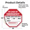 Signmission In Case of Emergency Please Save Ou, 18 Inch X 18 Inch, Vinyl Decal OC-D-18-125 - alternate 3