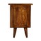 Homeroots 20" Brown Solid Wood Two Drawer Nightstand 701708 - alternate 10