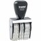 Trodat Size 2 Rubber Date Stamp, Date Stamp, 0.19in Impression Length, 4 Bands, Gray, Rubber, Steel RD020 - alternate 1