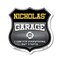 Signmission Nicholas's Garage I Can Fix Everything But Stupid, 12 Inch X 12 Inch, Aluminum Metal Sign SHI-A-12-490-NICHOLAS - alternate 1