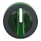 Schneider Electric Head for illuminated selector switch, Harmony XB5, plastic, green handle, flush mounted, universal LED, 3 positions ZB5FK1333 - alternate 5