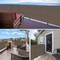 Wrightmaster 2.5 ft. x 25 ft. Brown Balcony Privacy Fence Screen with UV Blockage for Balcony Porch Deck Yard ZR-2525BW - alternate 7