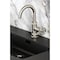 Kingston Brass One-Handle 1-Hole Bathroom Faucet with Knurled Handle, Deck Plate, and Push Pop-Up Drain KSD2218RKX - alternate 6
