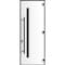 Vdomdoors Steel Door Dekton 0163 Ardesia Nero 96вЂќ/ Entry Door Painted W36xH96 Left hand Inswing DEKTON0163EXD-ARD-W36xH96-LH-I - alternate 4