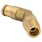 Mytee Products 45-DEGREE DOT Brass 1/4 inOD X 1/4 inNPT Male Non-Swivel Elbow Air Brake 5PK MP-ABF-45ELBOW1414 - alternate 8
