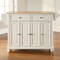 Crosley Cambridge Wood Top Full Size Kitchen Island/Cart KF30001DWH - alternate 10