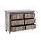Homeroots 60" White Solid Wood Six Drawer Double Dresser 521245 - alternate 13