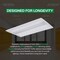 Beyond Led Technology LED Center Basket Troffer, Adj Watt 30W-72W, 9360 Lumens, Adj CCT 3000K-/6500K, 100-277V, 2X4, IP40, 4PK 157104 - alternate 6