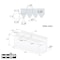 Taiki Taiki 3 Piece 8" 1.5mm X 60 Degree Tall 80mm Steel Soft Jaw Set 3900-5662 - alternate 2