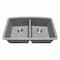 Msi Grey Quartz 32in x 19in Undermount 50/50 Double Bowl Kitchen Sink ZOR-QTZ-DBSNK-0107 - alternate 4