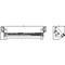 Siemens ALPHA 160/400 DIN N/PE bar as plug-in terminal with 6x screw each from 2.5 8GK9910-0KK12 - alternate 3