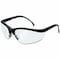 Mcr Safety Klondike Safety Glasses, Ultraviolet Protection, Clear Lens, Matte Black Frame, Lightweight KD110 - alternate 3