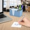 Acrimet Desktop Organizer Pencil, Pen, Paper, Clip, Caddy Holder (Plastic) (Paper Included) (Blue Color) 954.AO - alternate 9