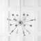 Jonathan Y Glenn 8-Light 22.5" Metal Sputnik-Style LED Chandelier, Chrome JYL9017A - alternate 12