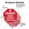 Signmission Danger Chemical Storage Authorized, 6 inch X 6 inch, Vinyl Decal, 5PK OC-D-5PACK-6-34 - alternate 4