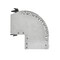 Lambro 102 Range Hood Elbow, Aluminum, For: 10 x 3-1/4 in Hoods 1020L/102 - alternate 3