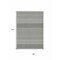 Homeroots 9' X 12' White And Black Chevron Washable Indoor Outdoor Area Rug 612302 - alternate 9