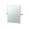 Gatco Channel 24" Frameless Rectangle Mirror, Chrome 4689SM - alternate 1