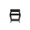 Homeroots 23" Black Wood Bow Leg End Table With Two Shelves 286309 - alternate 7
