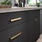 Richelieu 7 9/16-inch (192 mm) Center to Center Champagne Bronze Contemporary Cabinet Pull BP7345192CHBRZ - alternate 6