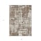 Homeroots 3' X 5' Brown And Beige Abstract Washable Indoor Outdoor Area Rug 597938 - alternate 9