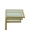 Homeroots 24" Gold Glass Rectangular End Table 493257 - alternate 8