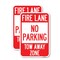 Signmission No Parking Tow-Away Zone, 18'' X 24'' 2 Signs, Heavy Gauge Aluminum, 2PK A-1824-2PACK-23605 - alternate 1
