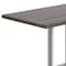 Flash Furniture Bennett 30 in x 48 in Solid Wood Indoor Tabletop, Dark Brown with 27 in x 15 in Silver GSF-REC3048-DKBRN-TB002S-GG - alternate 10