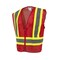 Radians Mesh Vest, Red, 2 Pockets, Class 1, Small SV22-1ZRM-S - alternate 1