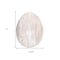 Homeroots 12" X 9" White Easter Solid Wood Hanging Dimensional Sculpture 384892 - alternate 5