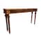 Homeroots 54" Brown Solid Wood Distressed Console Table 488792 - alternate 6
