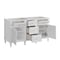 James Martin Vanities Lorelai 60" Double Vanity, Bright White, w/ 3 CM Siberian Silestone Top 424-V60D-BW-3SFR - alternate 9