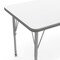 Flash Furniture Wren 48 in x 24 in Adjustable Height Activity Table, Thermal Laminate Top, Short Legs, White XU-A2448-REC-WHT-T-P-GG - alternate 10