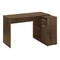 Homeroots 46" Brown Wood L Shape Computer Desk 489902 - alternate 10