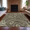 Homeroots 9' X 12' Gray And Ivory Geometric Washable Indoor Outdoor Area Rug 631387 - alternate 9