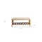 Homeroots 40in Beige and Brown Upholstered Polyester Bench with Shelves 286430 - alternate 5