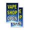 Signmission Vape Shop Open, A-Frame & 2 Decals Installed, Heavy-Duty Plastic Frame SBHD-D-2436-Vape Shop Open - alternate 4