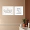 Homeroots Set Of Two The Best Seat in the House 1 White Framed Print Bathroom Wall Art, 2PK 408204 - alternate 6