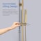 Kibi Cube Pressure Balanced 2-Function Shower Column, Rough In Valve KSC404BB - alternate 11