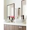 Amerock Glacio Clear/Oil-Rubbed Bronze Contemporary 8 in. 203 mm Towel Bar BH36065CORB - alternate 5