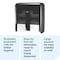 Tork Toilet Paper Dispenser, (4) Rolls, Plastic 473628 - alternate 9