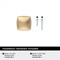 Amerock Garfield 1-3/16 inch (30mm) Length Champagne Bronze Cabinet Knob, 25PK 25VMP37020CZ - alternate 4
